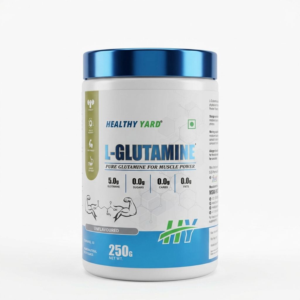 Healthyyard L-Glutamine 250g Unflavoured