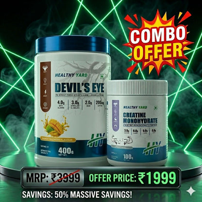 Pre-Workout 400g x Creatine 100g (COMBO OFFER)
