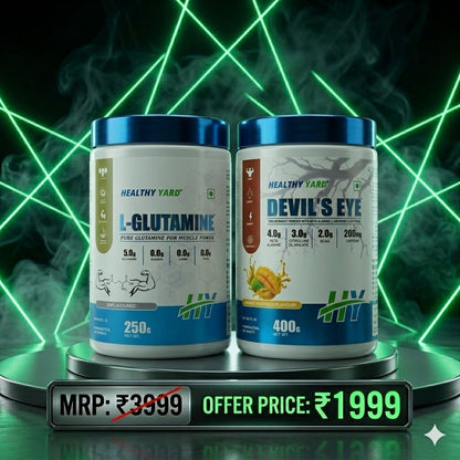 Pre Workout 400g x L-Glutamine 250g (COMBO OFFER)