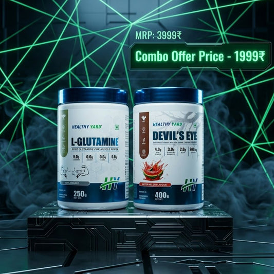 Pre Workout 400g x L-Glutamine 250g (COMBO OFFER)