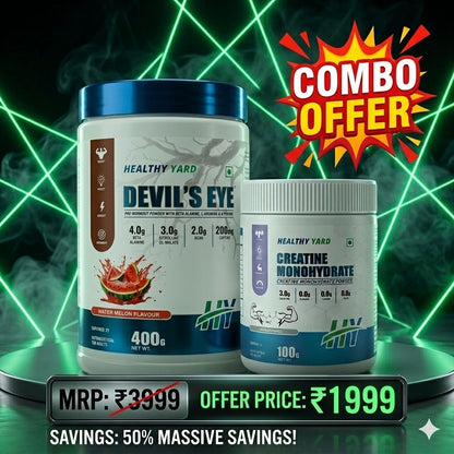 Pre-Workout 400g x Creatine 100g (COMBO OFFER)