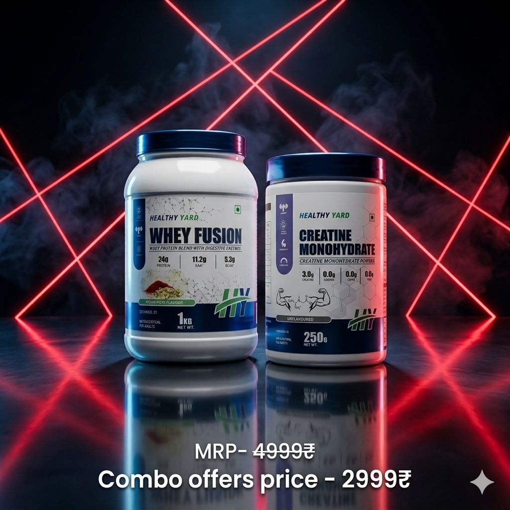 Whey fusion 1kg x Creatine 250g (COMBO OFFER)
