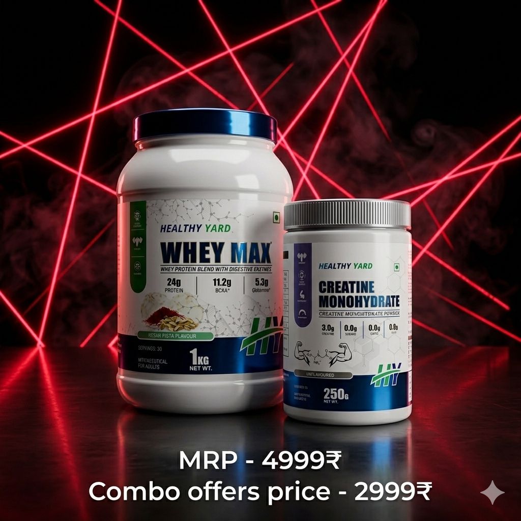 Whey Max 1kg x Creatine 250g (COMBO OFFER)