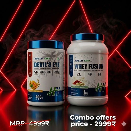 Whey Fusion 1kg x Devil's Eye Pre 400g(COMBO OFFER)