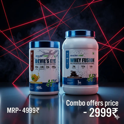 Whey Fusion 1kg x Devil's Eye Pre 400g(COMBO OFFER)